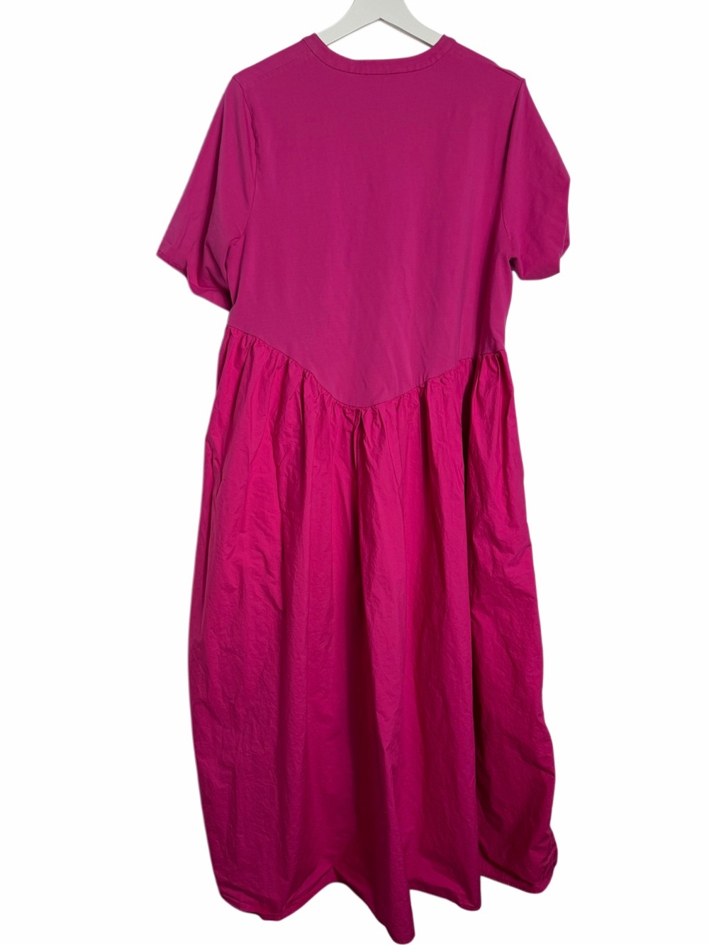 COS Asymmetrical Waist Midi Cotton Dress - Picture 3 of 8